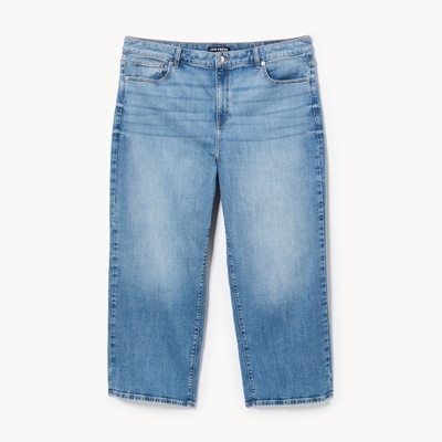 Jean à jambe large Femmes+ - Laver Moyen