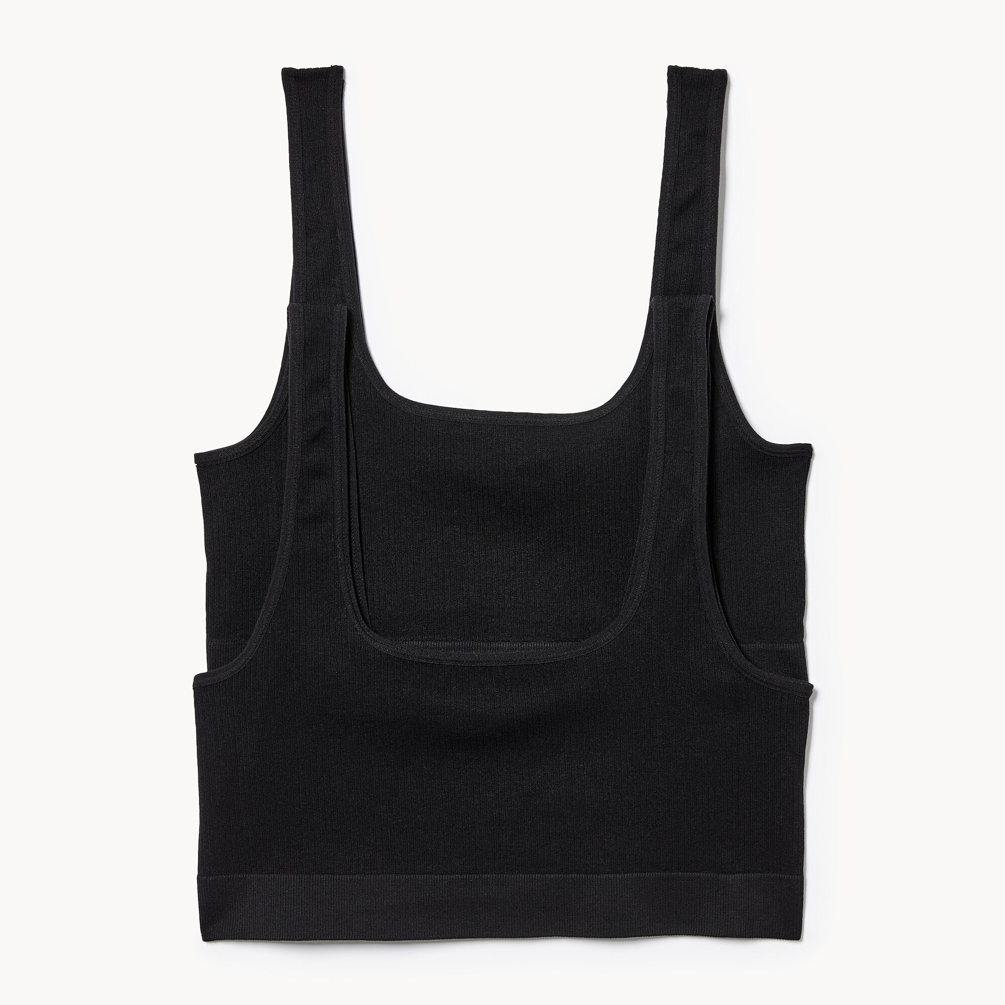 【yo BIOTOP】cropped bare bra top Black 0 BIOTOP(ビオトープ) / 【yo BIOTOP】cropped bare bra top