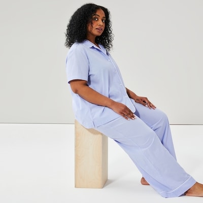 Pantalon de pyjama en popeline Femmes+