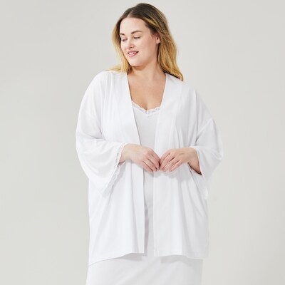 Kimono de nuit en dentelle modal Femmes+