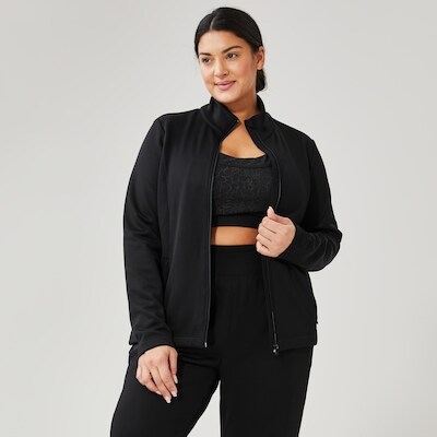 Veste sport ajuste en molleton Femmes+