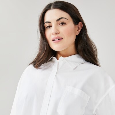 Chemisier boutonn en popeline Femmes+