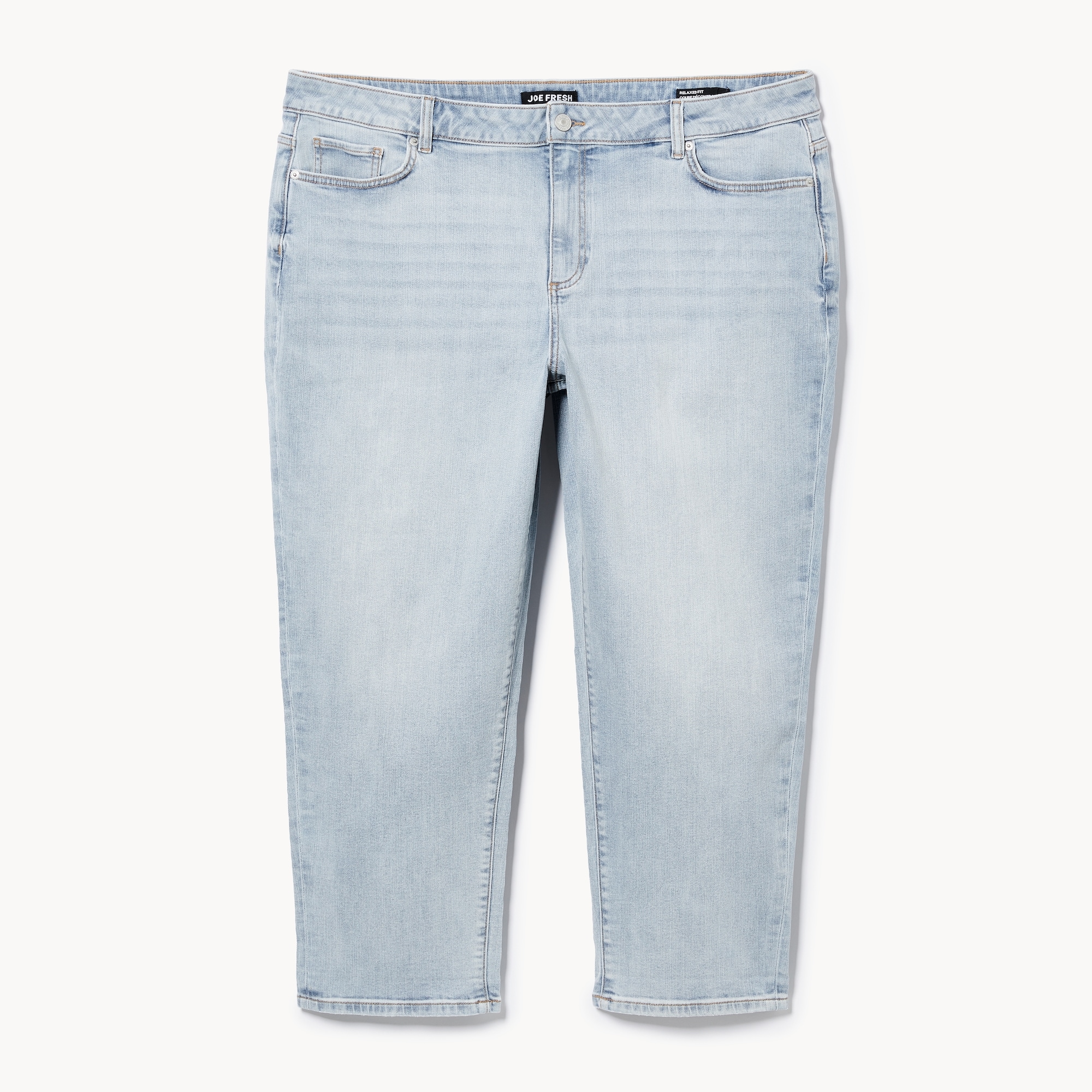 Women+ Light Wash Relaxed Fit Jean in Light Wash from Joe Fresh