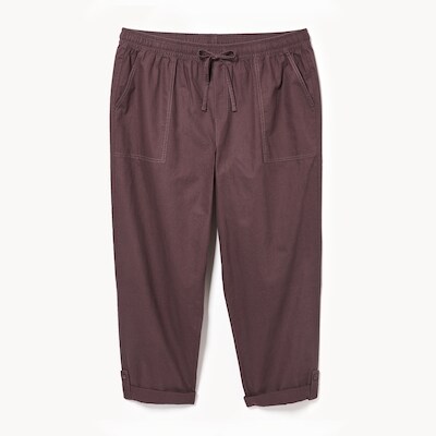 Women+ Line Blend Roll-Tab Pant - Dark Purple
