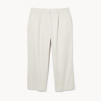 Women+ Pleated Trouser - Light Sand