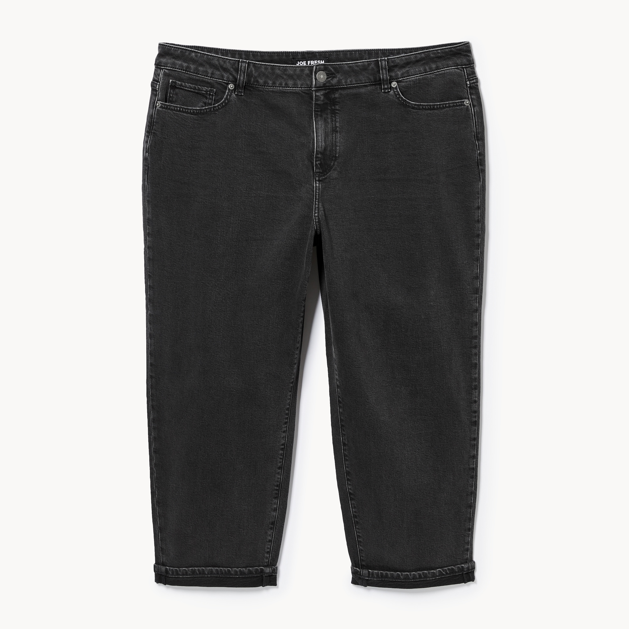 Women+ Black Relaxed Fit Jean