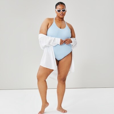 Women+ Cross Back Swimsuit