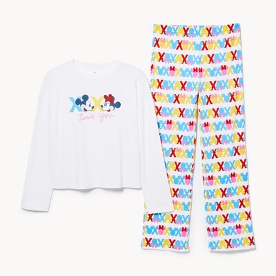 Pyjama de Mickey et MinnieMouse de Disney - Blanc Pur