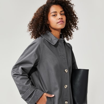 Car Coat - Dark Grey