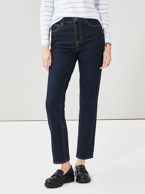 Joe Fresh Jean ajusté délavé foncé à coupe droite 1 ea, 35,00 $/1ch