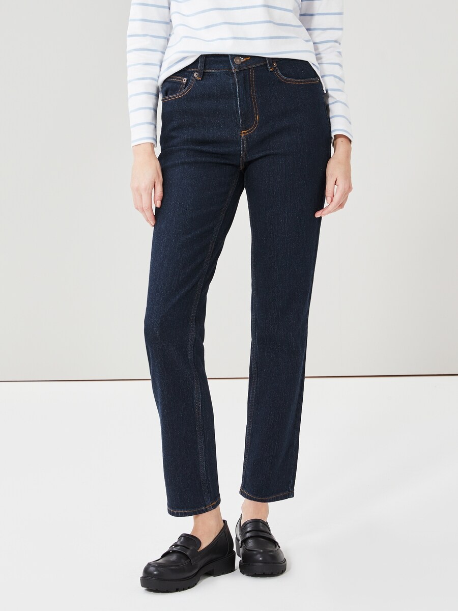 Jean ajust dlav fonc  coupe droite - Laver Fonc