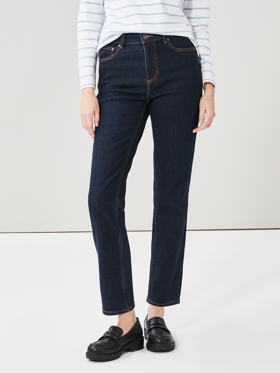 Dark Wash Slim Straight Fit Jean