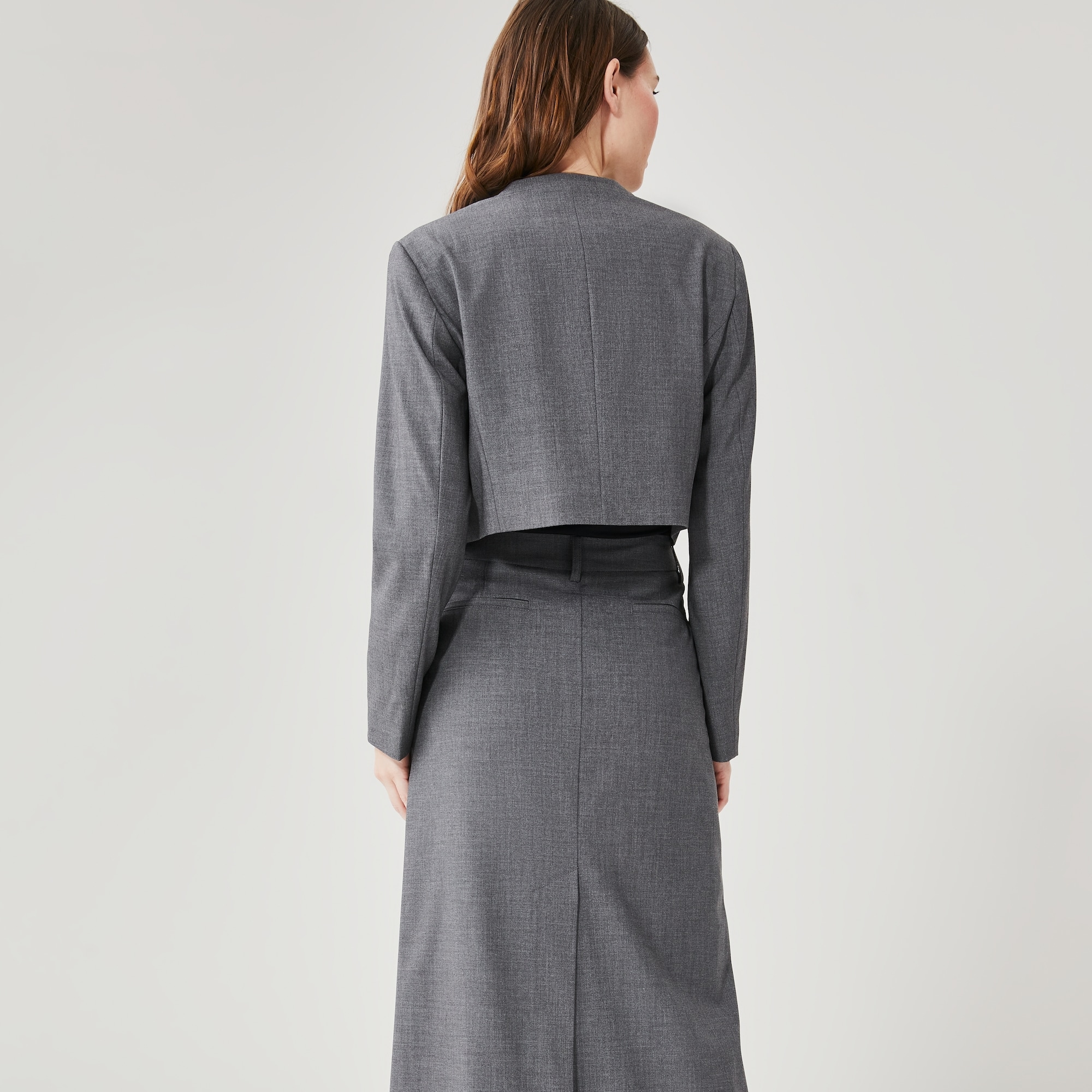 Tailored Maxi Skirt
