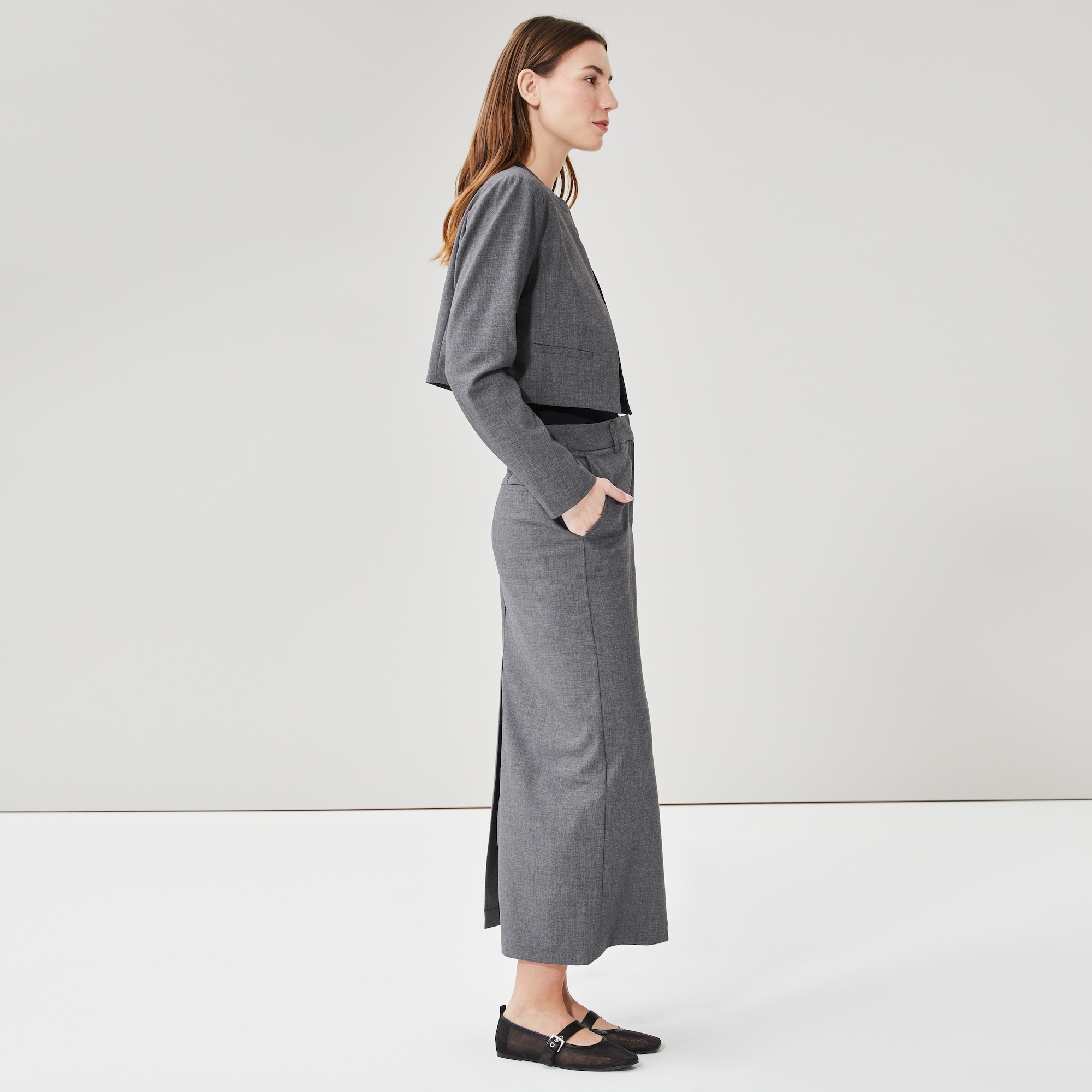 Tailored Maxi Skirt