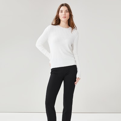 Chandail en tricot - Blanc Pur