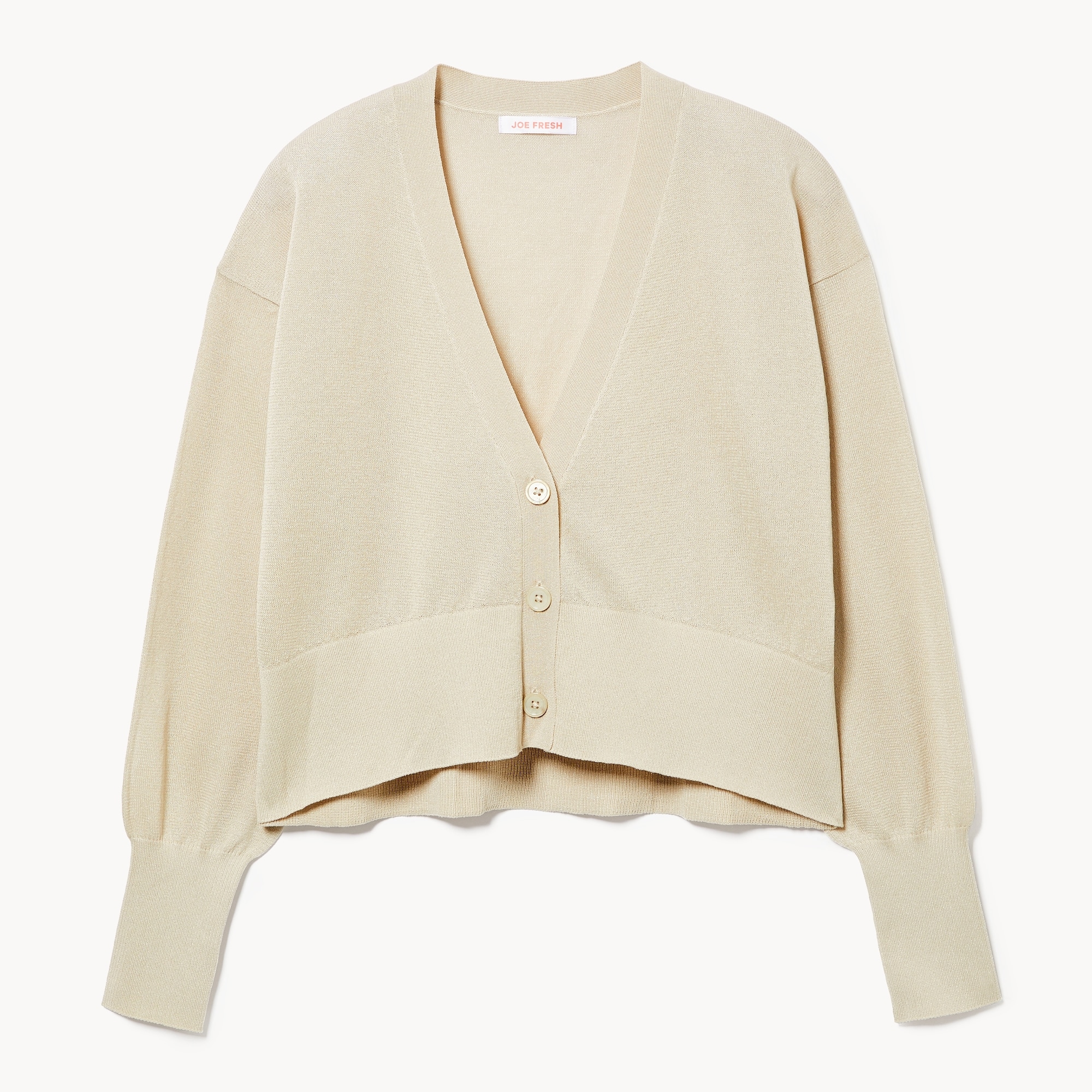 Sheer Cardigan in Light Sand from Joe Fresh