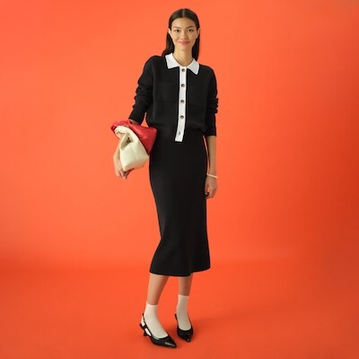 Colour Block Cardigan