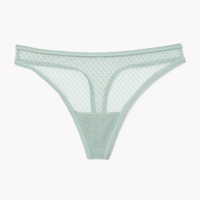 Mesh Thong - Green