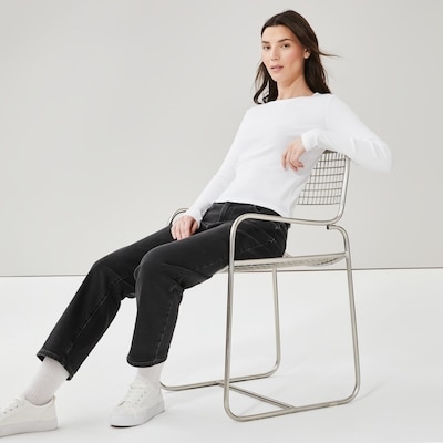 Joe Fresh Jean noir à coupe décontractée 1 ea, 35,00 $/1ch