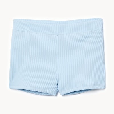 High Rise Swim Short - Pastel Blue