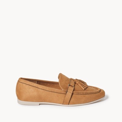 Suede Tassel Loafers