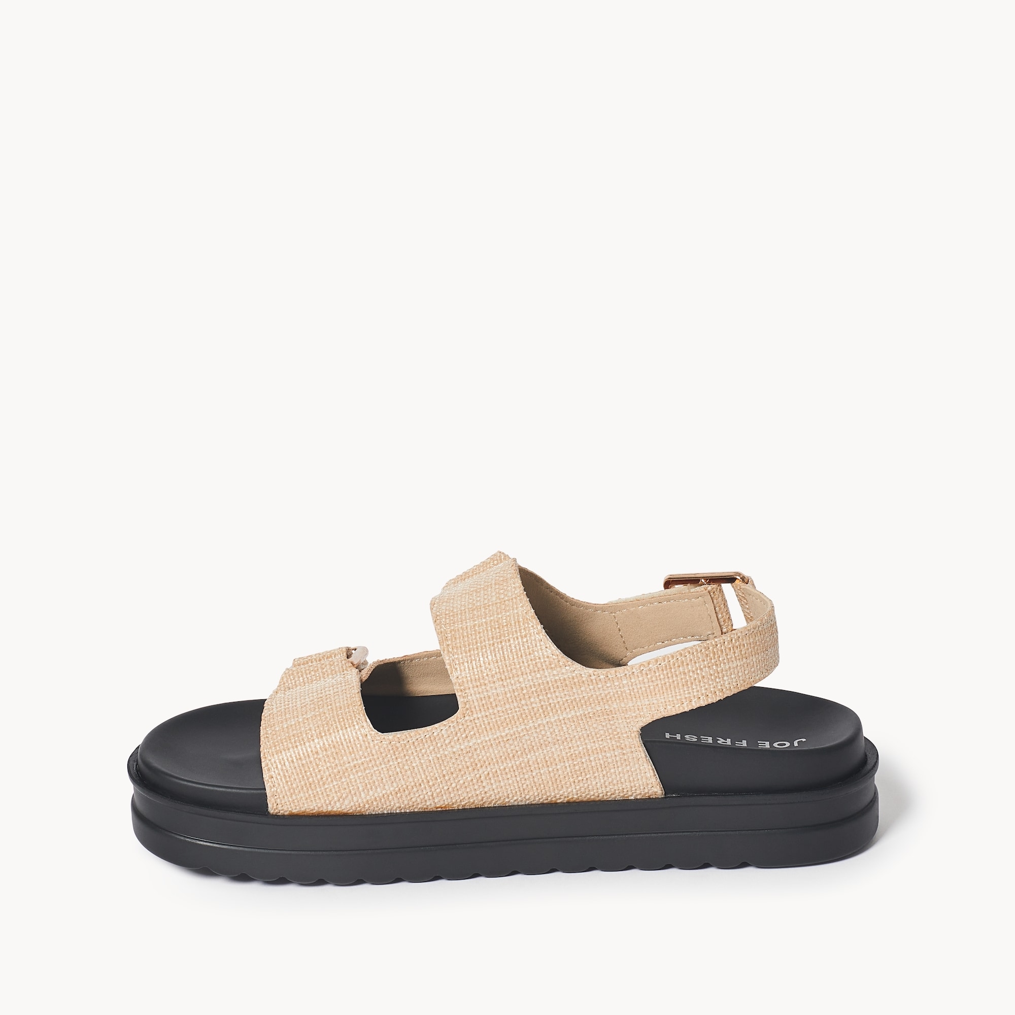 Double Buckle Platform Sandals
