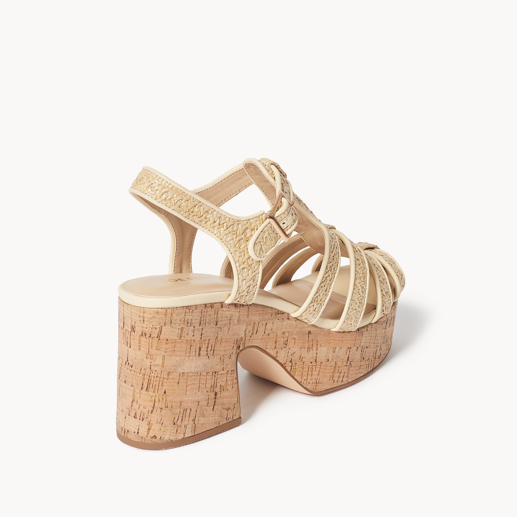 Slingback Platform Sandals in Sand from Joe Fresh