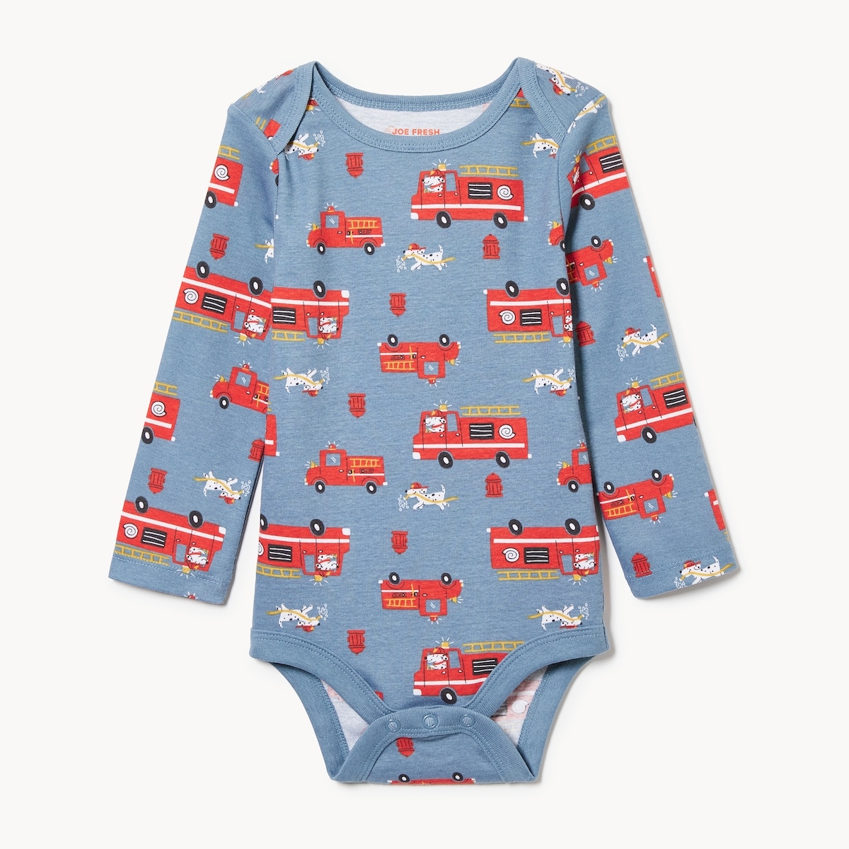 Baby Boys' Printed Bodysuit - Dusty Blue
