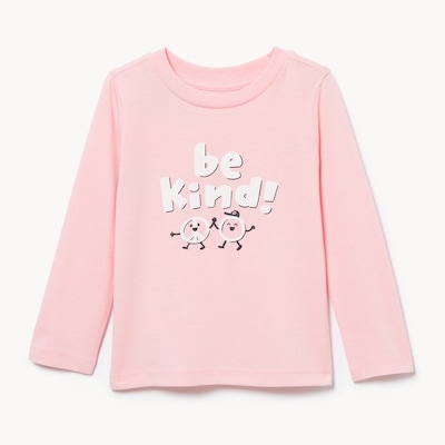 Baby Boys' Graphic Long Sleeve - Pastel Pink