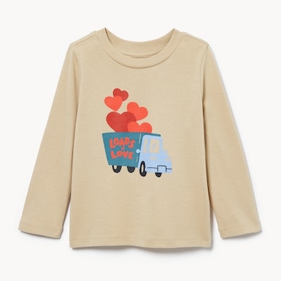 Baby Boys' Graphic Long Sleeve - Pebble