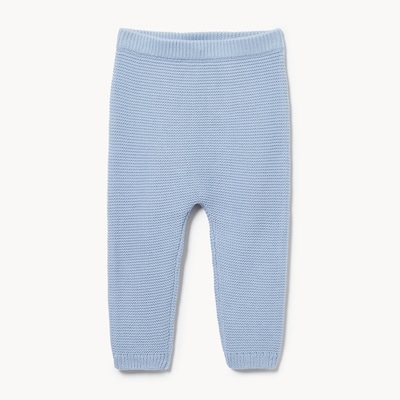 Baby Boys' Cotton Pant - Powder Blue