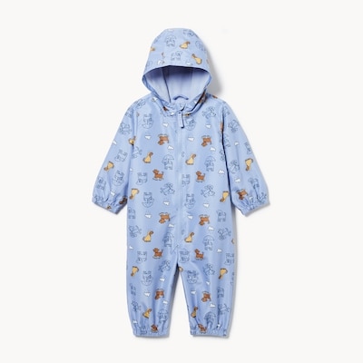 Baby Boys' Printed Puddle Suit - Powder Blue