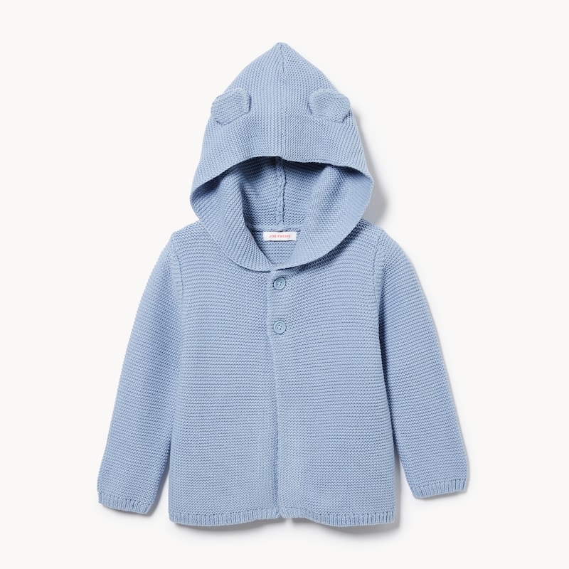 Baby Boys' Hooded Bear Cardigan