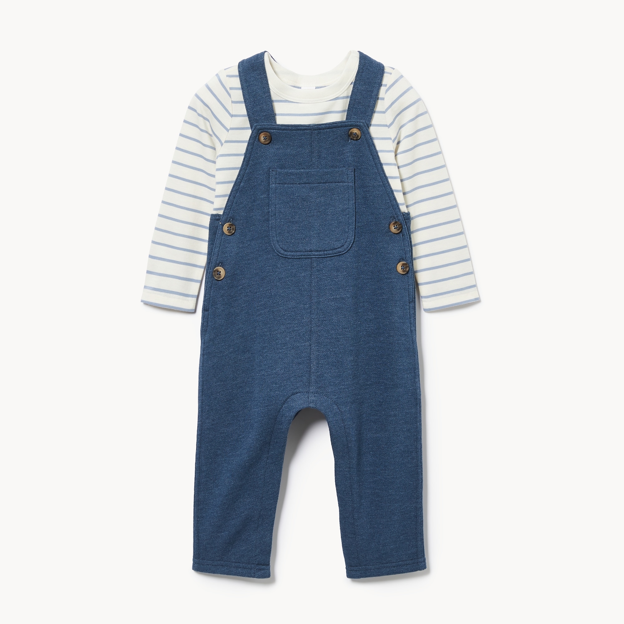 Ensemble avec salopette pour bébés garçons