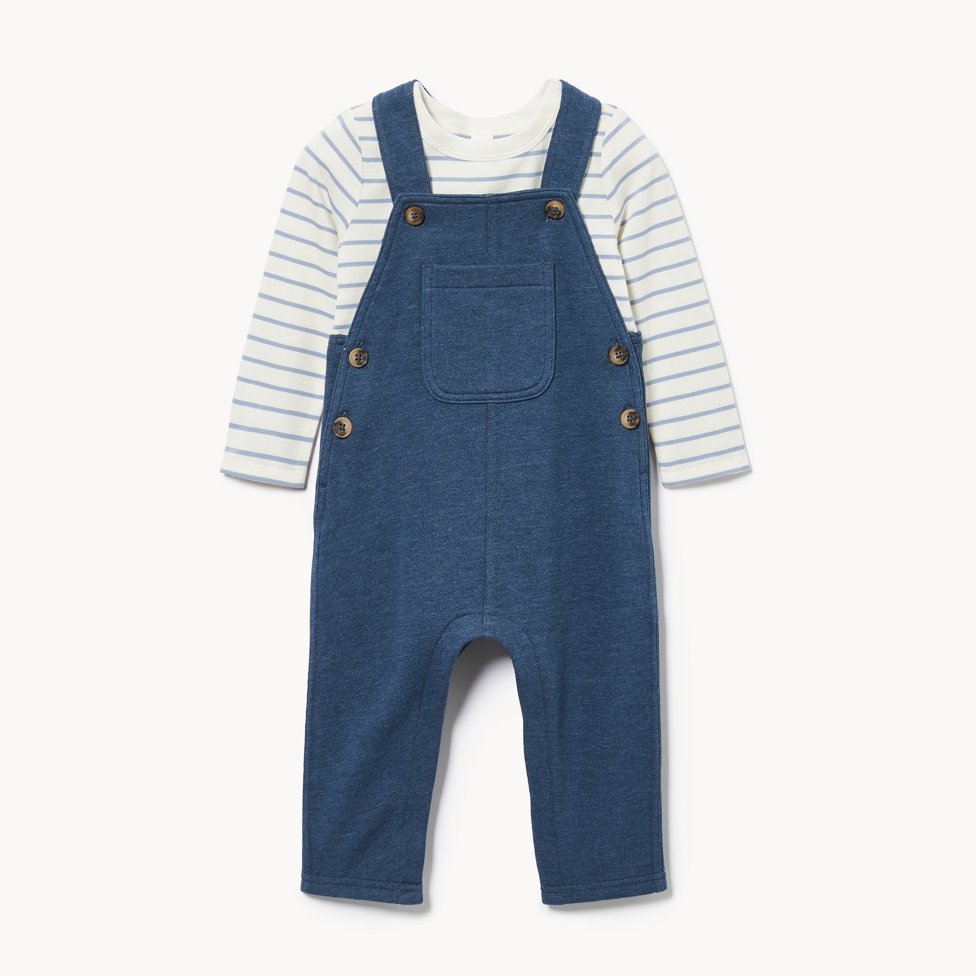 Ensemble avec salopette pour bébés garçons