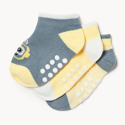 Ens. de 3 paires de socquettes pour bébés garçons - Jaune