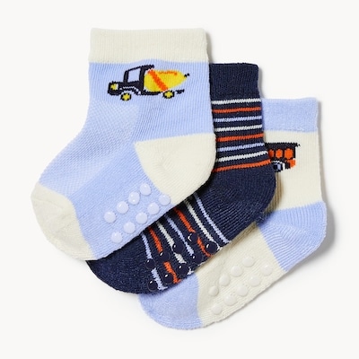 Joe Fresh Ens. 3 paires de chaussettes tube, bébés garçons 1 ea, 6,00 $/1ch