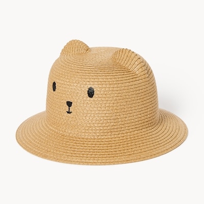 Joe Fresh Chapeau de paille à motif d’ours, bébés garçons 1 ea, 14,00 $/1ch