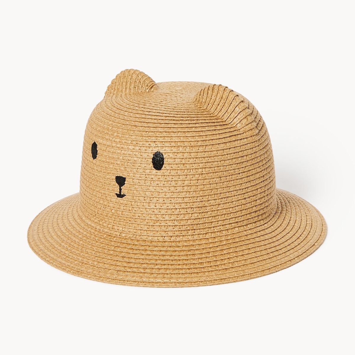 Baby Boys' Bear Straw Hat