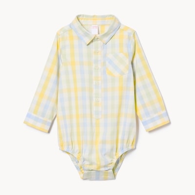 Joe Fresh Baby Boys' Gingham Bodysuit 1 ea, $19.00/1ea