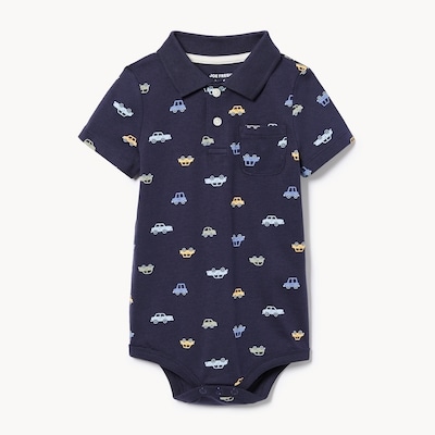 Joe Fresh Baby Boys' Printed Polo Bodysuit 1 ea, $12.00/1ea
