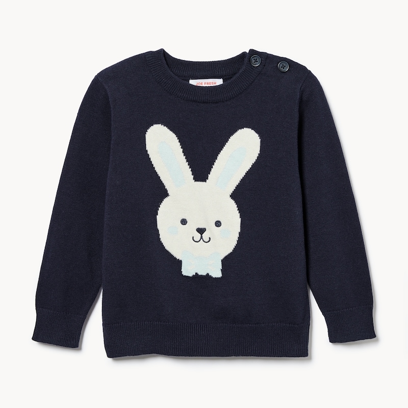 Baby Boys' Bunny Graphic Sweater