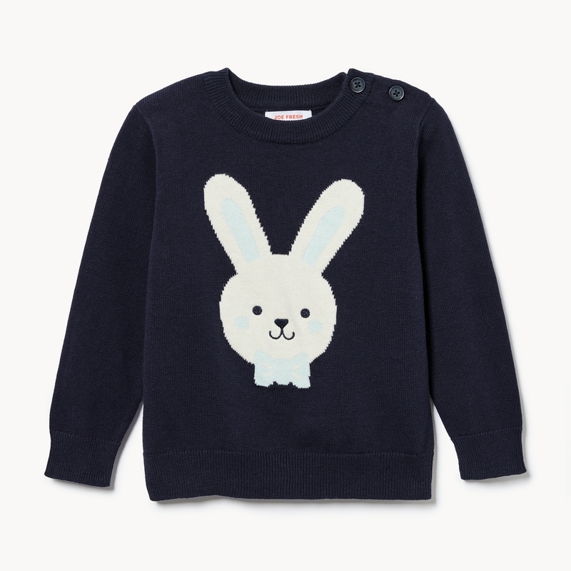 Baby Boys' Bunny Graphic Sweater