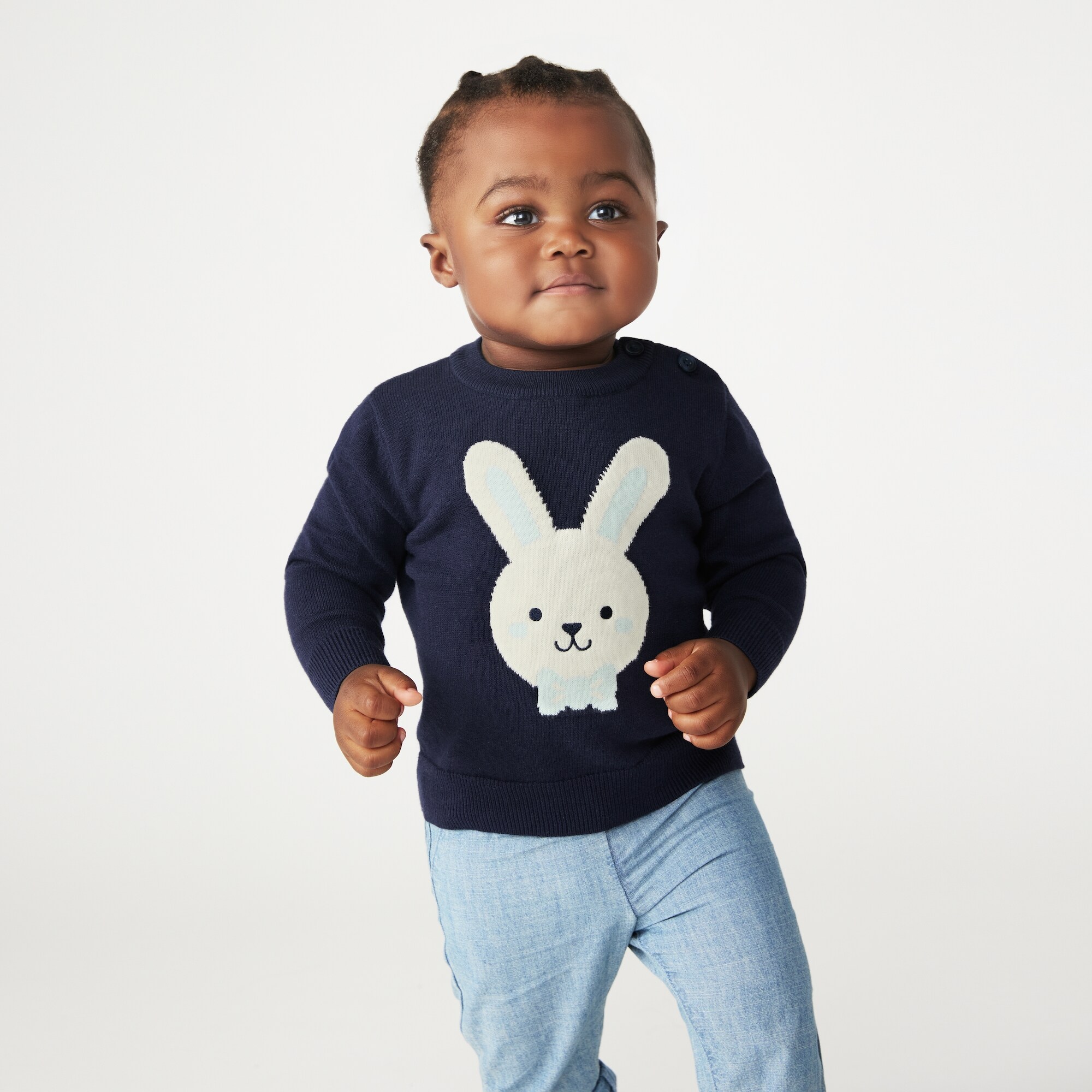 Chandail imprimé à motif de lapin, bébés garçons