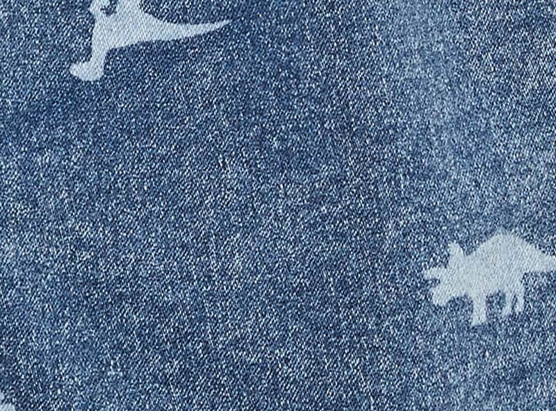 Baby Boys' Printed Denim Jogger