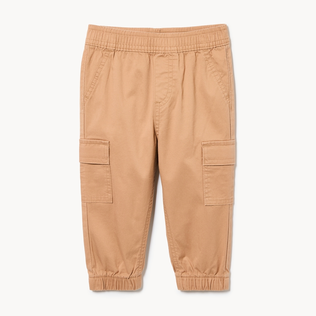 Baby Boys' Stretch Cargo Jogger - Light Brown