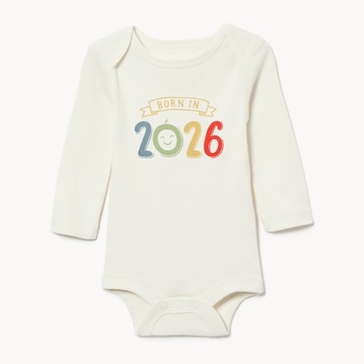Baby Boys' Graphic Bodysuit - Off White