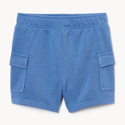 Baby Boys' Terry Cargo Short - Blue