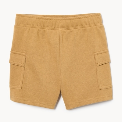 Short cargo en ratine bouclée pour bébés garçons - Bronze