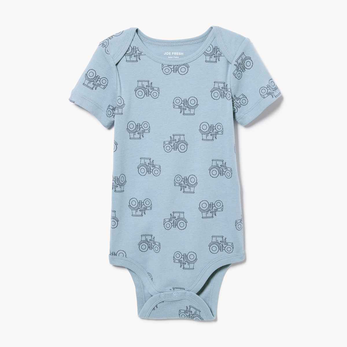 Cache-couche imprim pour bbs garons - Bleu Cendr